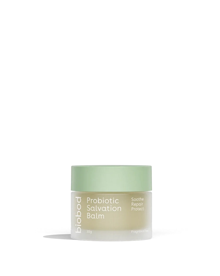 Probiotic Salvation Balm 30g for dry, damaged and sensitive skin biobod skincare